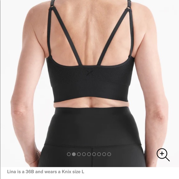 Knix Longevity Sports Bras Lot Large Black 3 - Picture 2 of 9